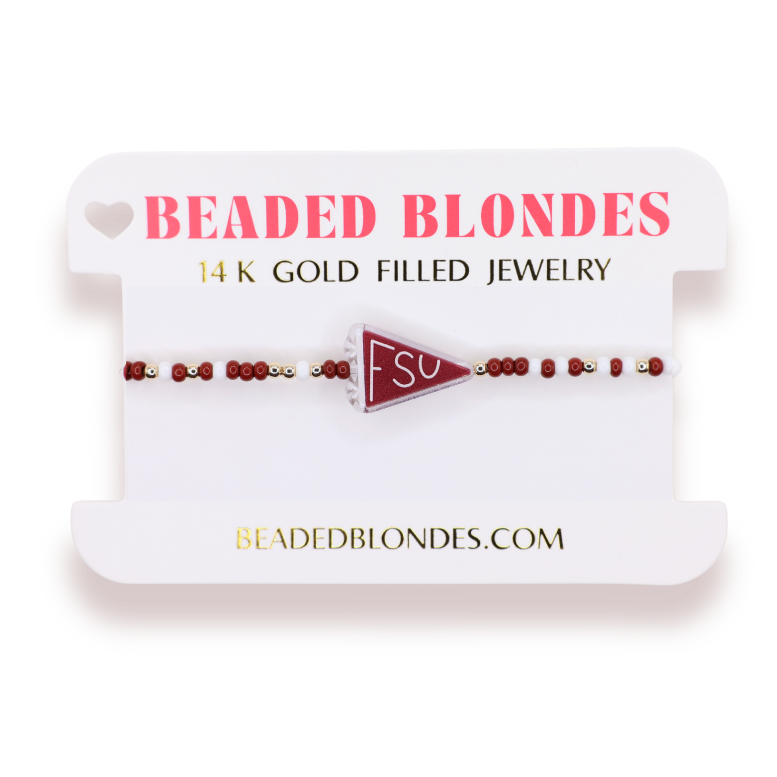 FSU Flag Bracelet on Color