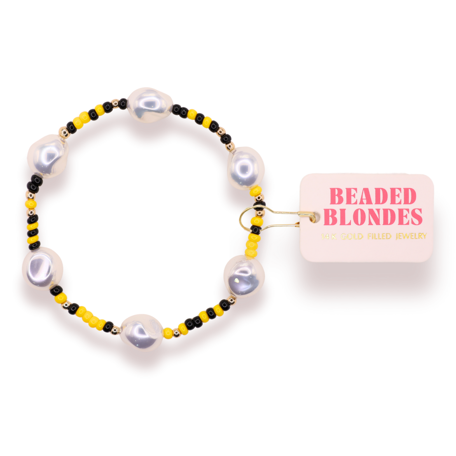 Yellow and Black Sadie Sprinkle Bracelet