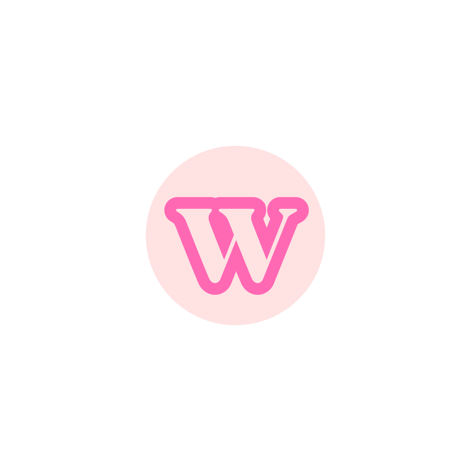 Pink BB Bead Initial Letter Ring