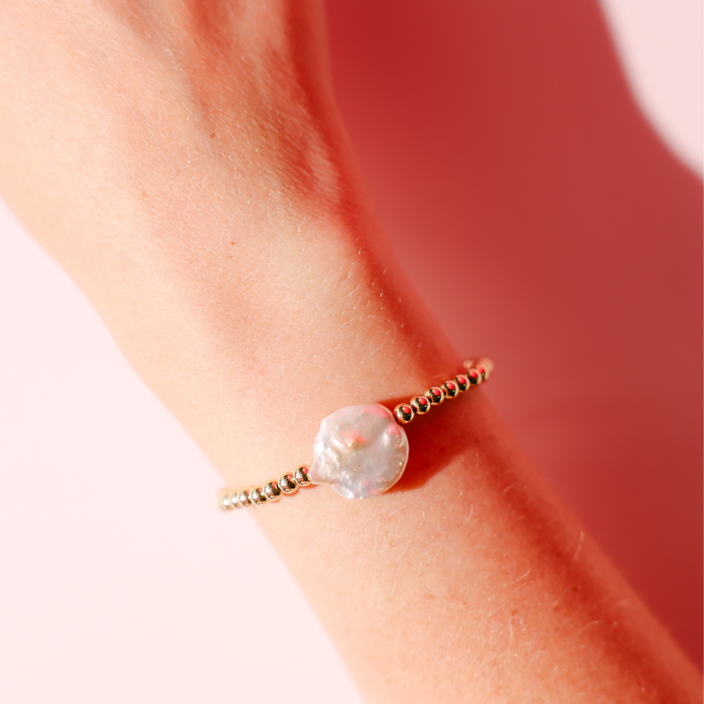 Cali Pearl Bracelet in Gold