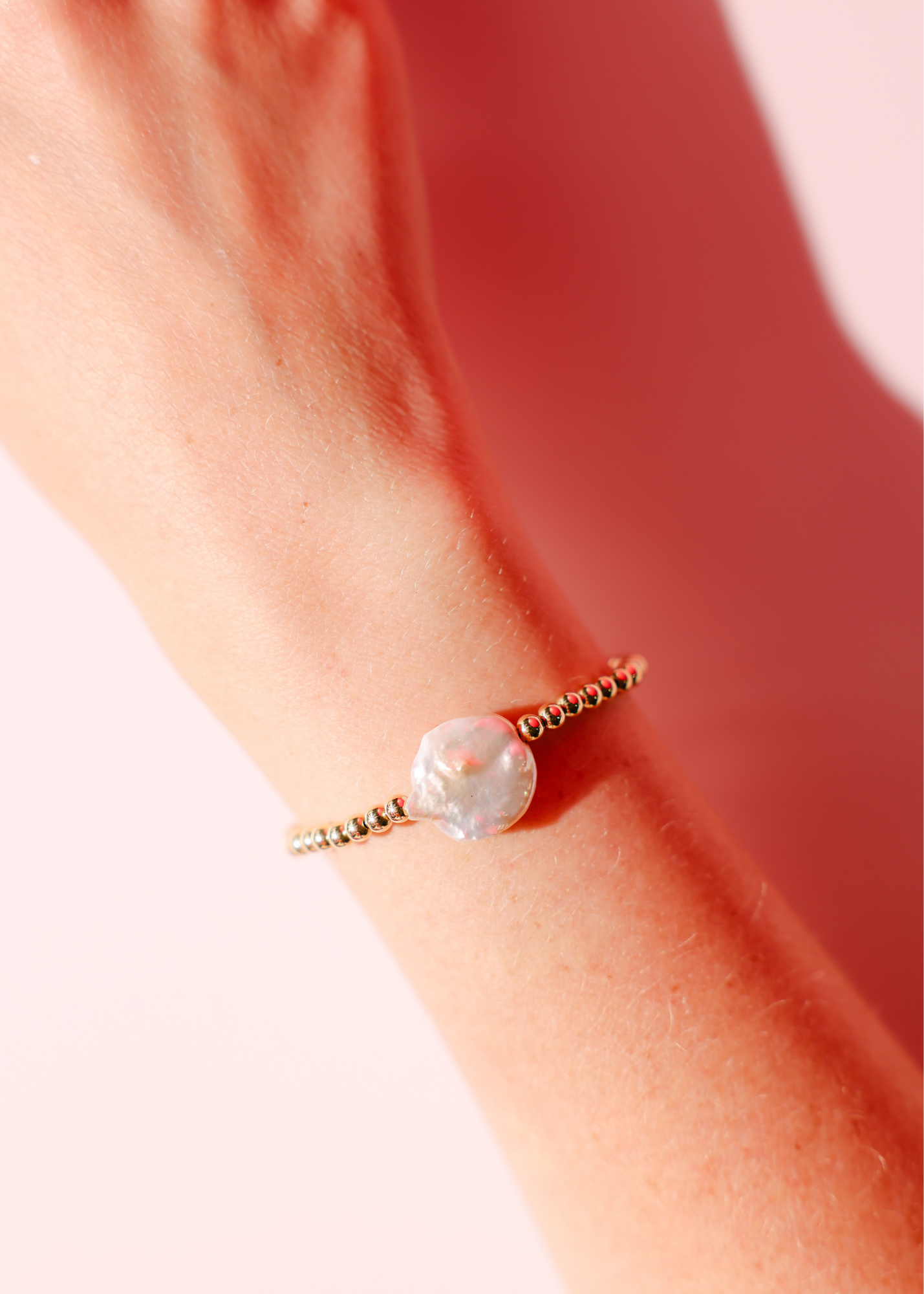 Cali Pearl Bracelet in Gold