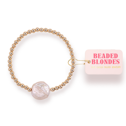 Cali Pearl Bracelet in Gold