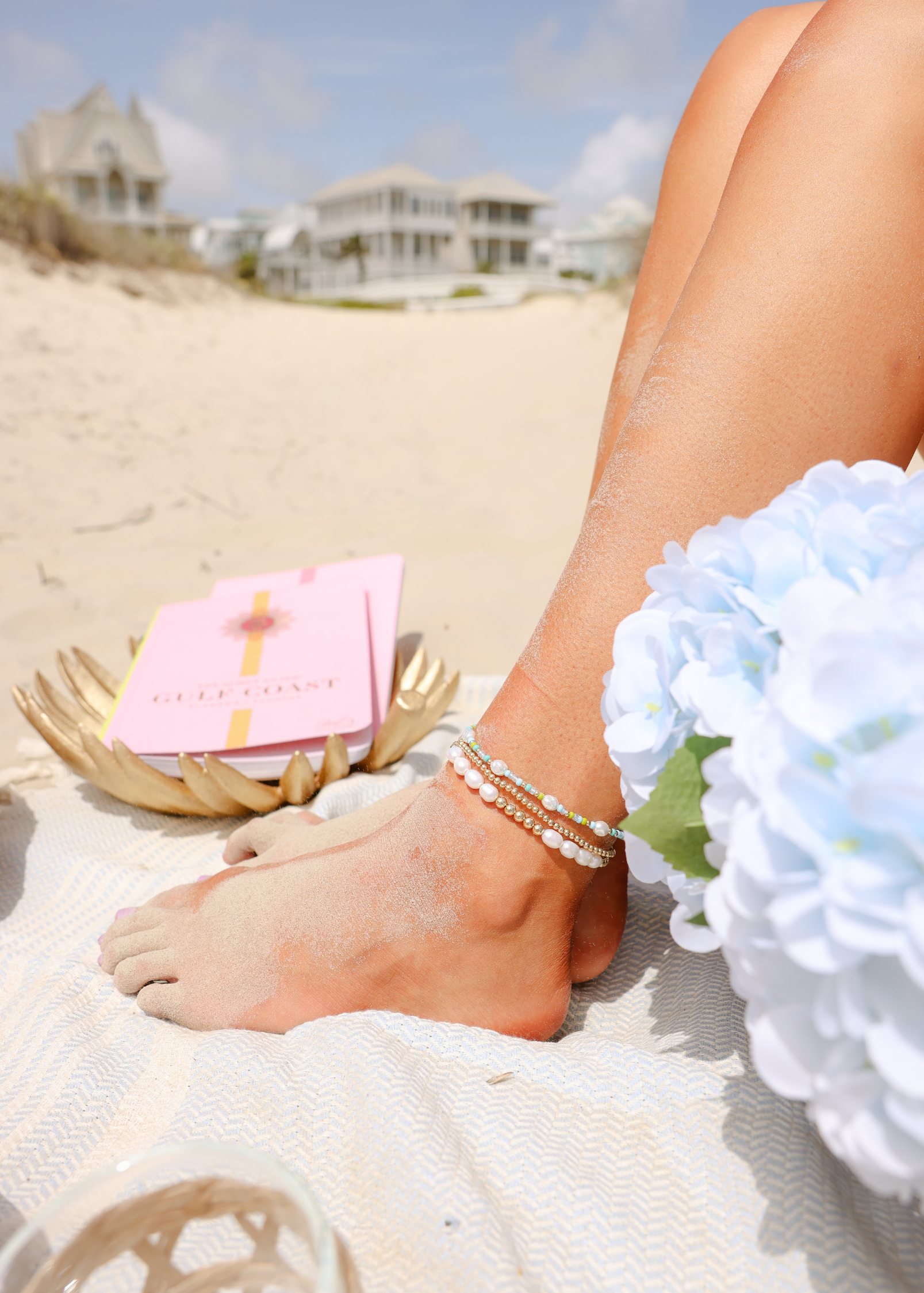 Capri Sprinkle Pearl Anklet