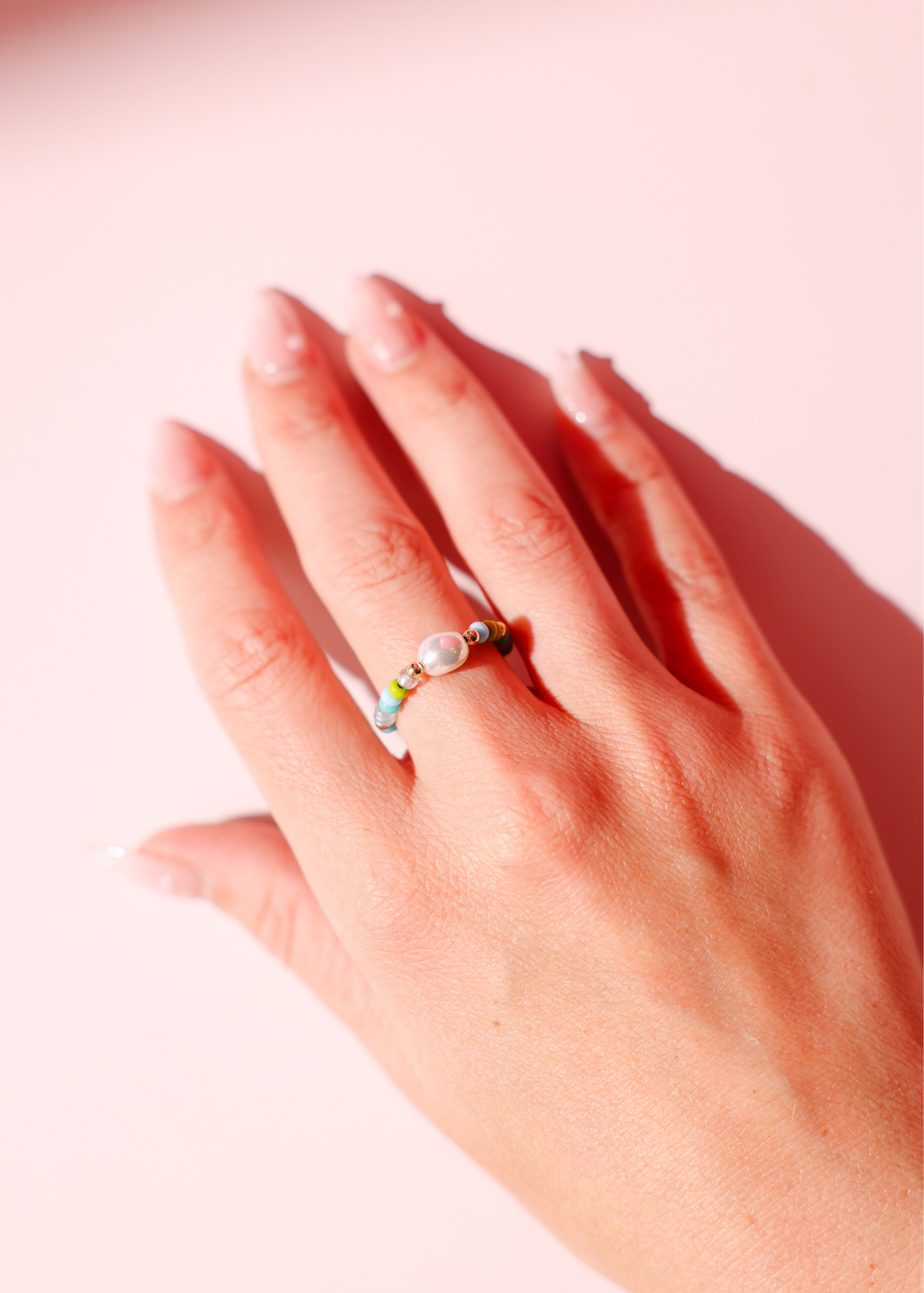 Capri Sprinkle Pearl Ring