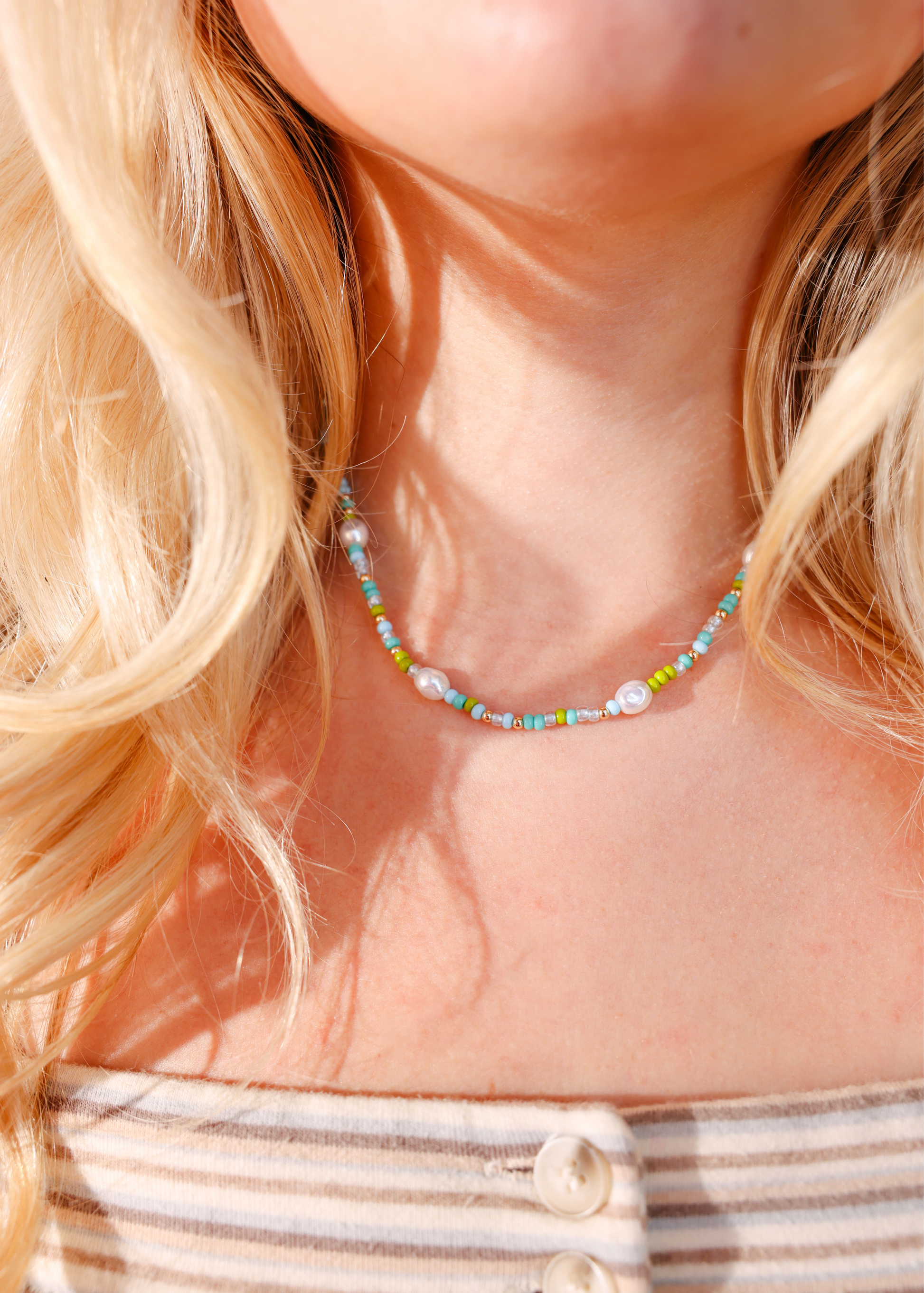 Capri Sprinkle Pearl Necklace