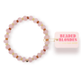 Caroline Bracelet in Light Pink, Green, and Brown