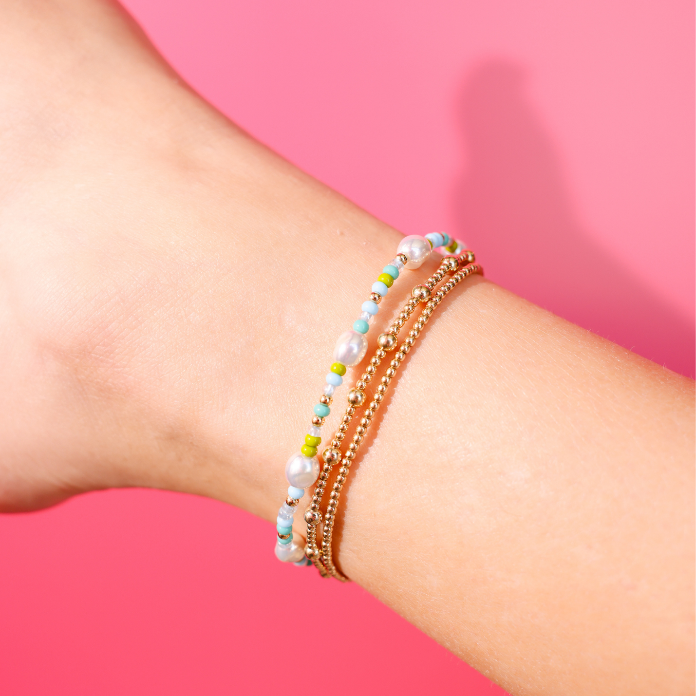 Capri Sprinkle Pearl Anklet