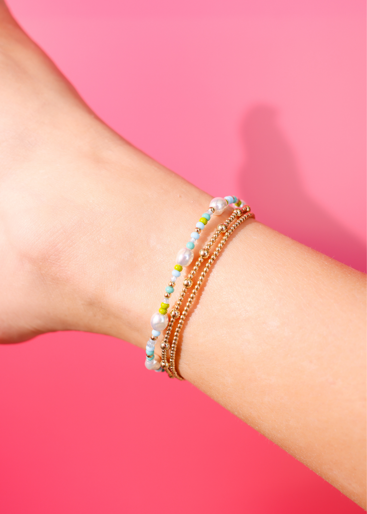 Capri Sprinkle Pearl Anklet
