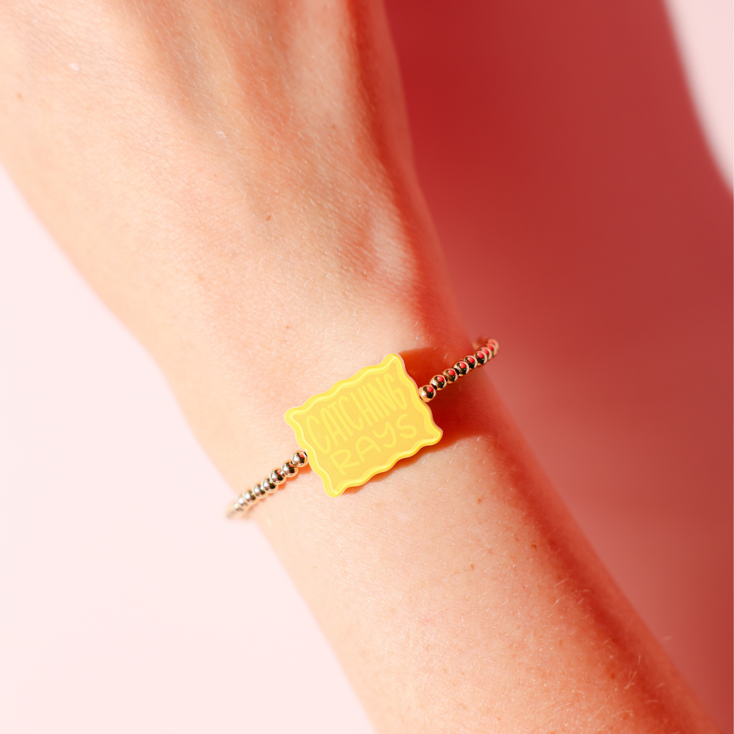Catching Rays Bracelet on Gold