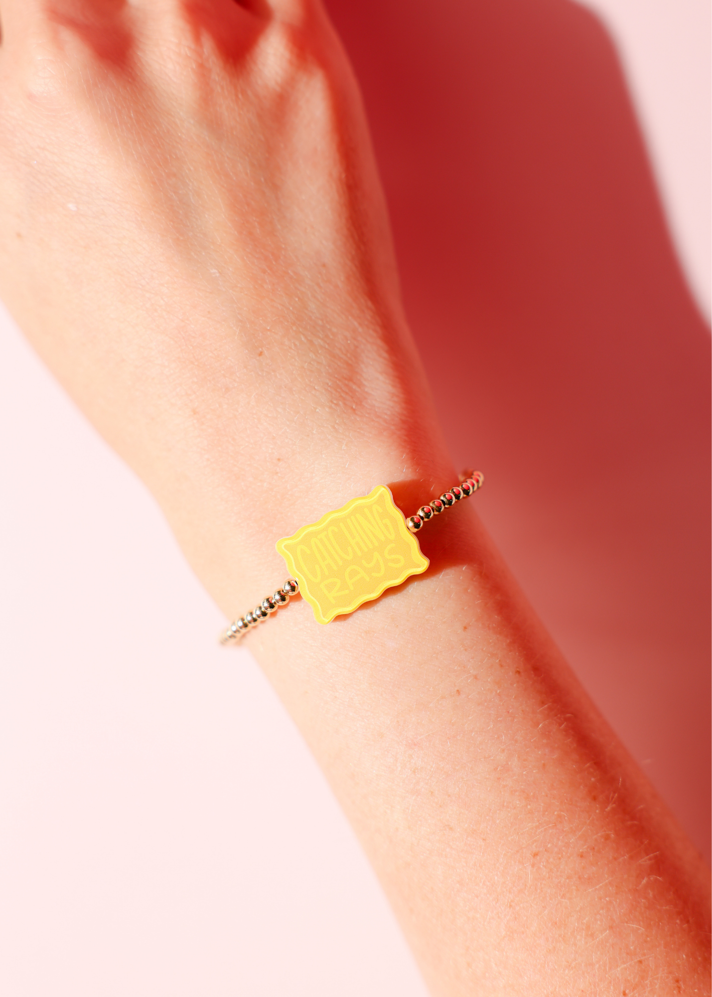 Catching Rays Bracelet on Gold