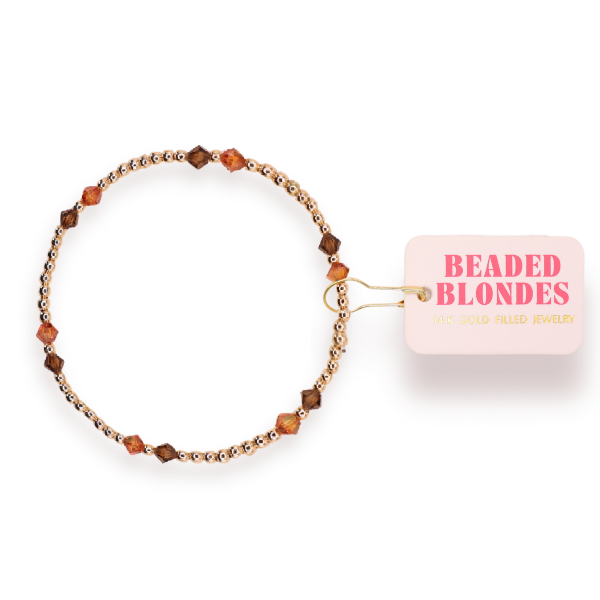 Charlotte Bracelet in Mocha and Terracotta