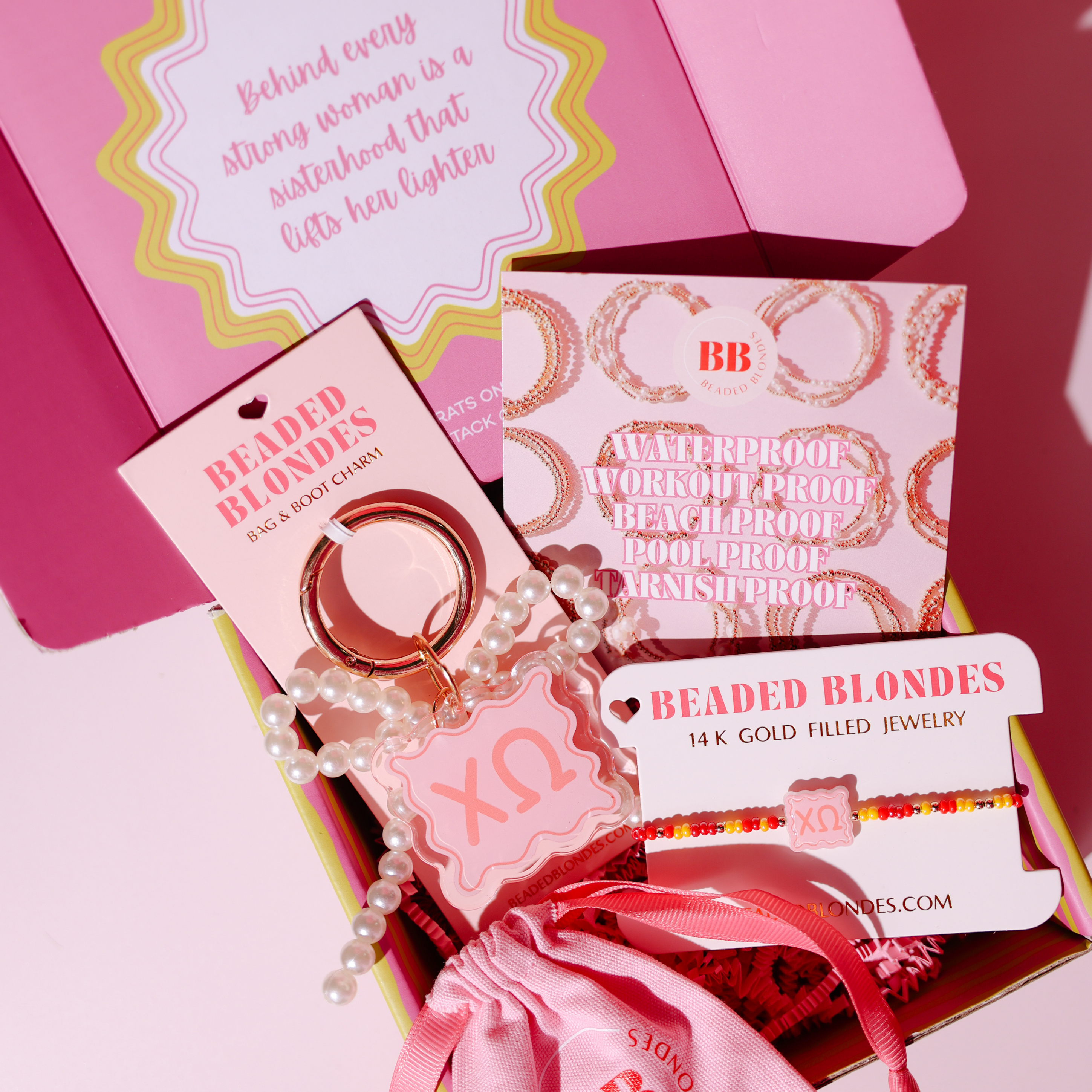 Chi Omega Sisterhood Stack Box