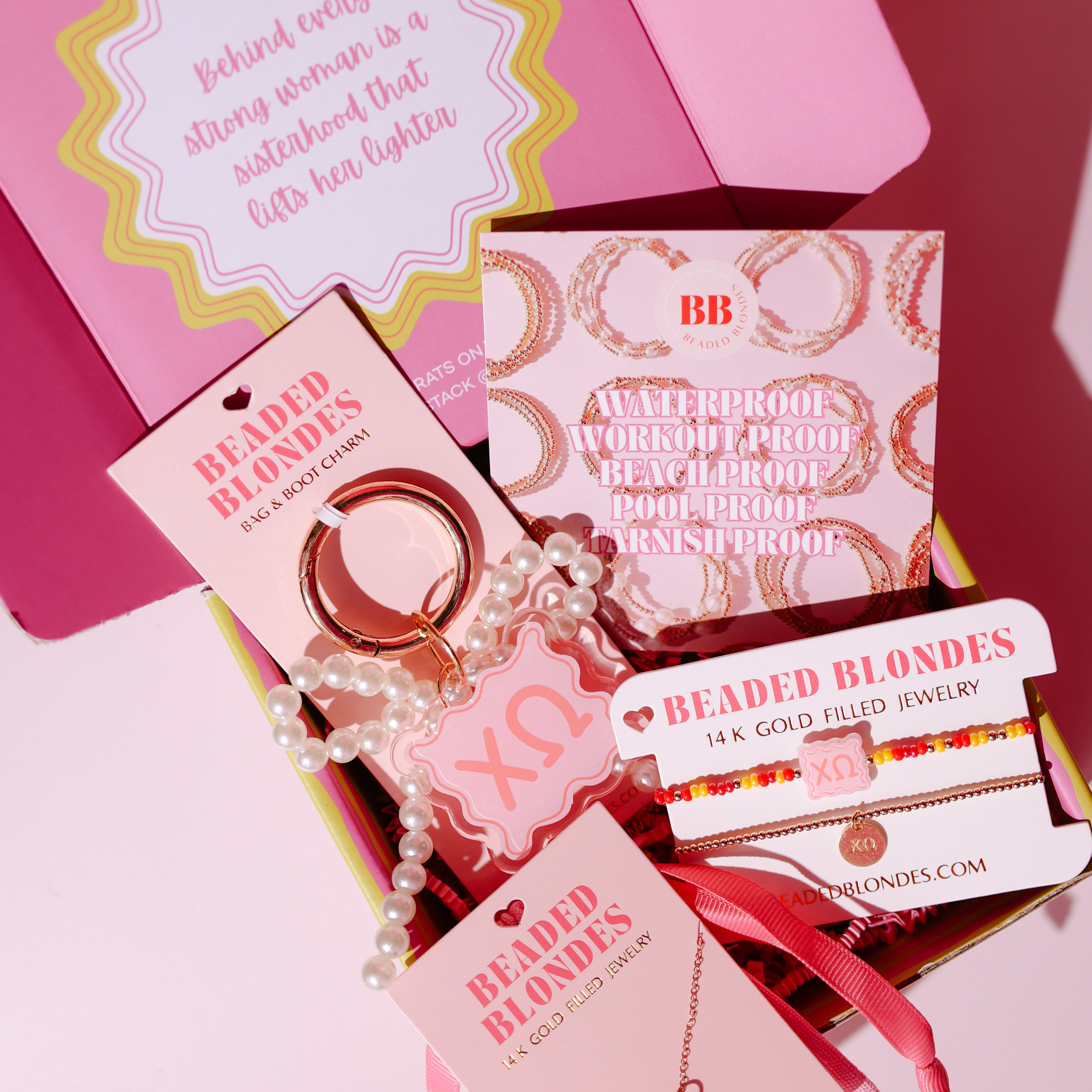 Chi Omega Sisterhood Stack Box