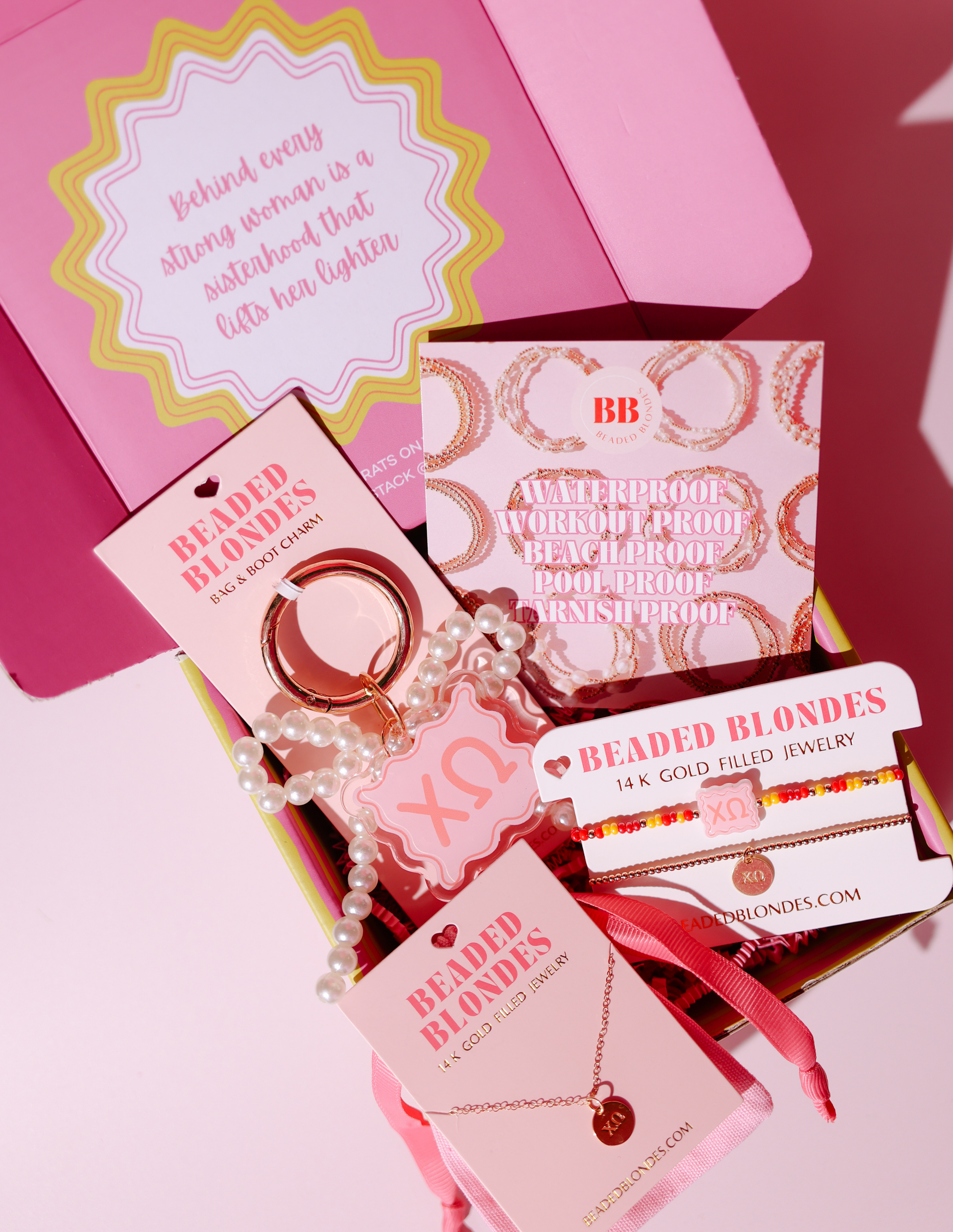 Chi Omega Sisterhood Stack Box
