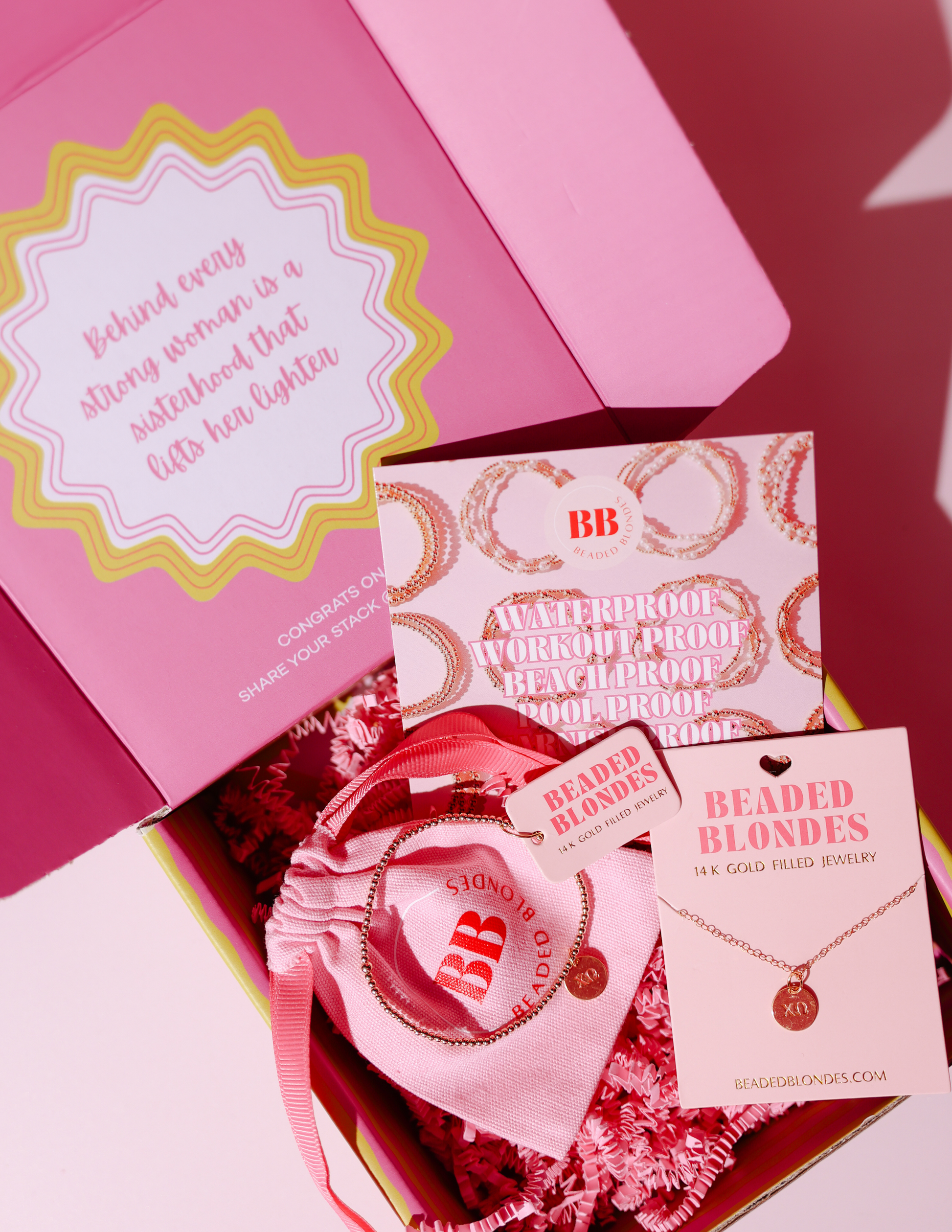 Chi Omega Sisterhood Stack Box