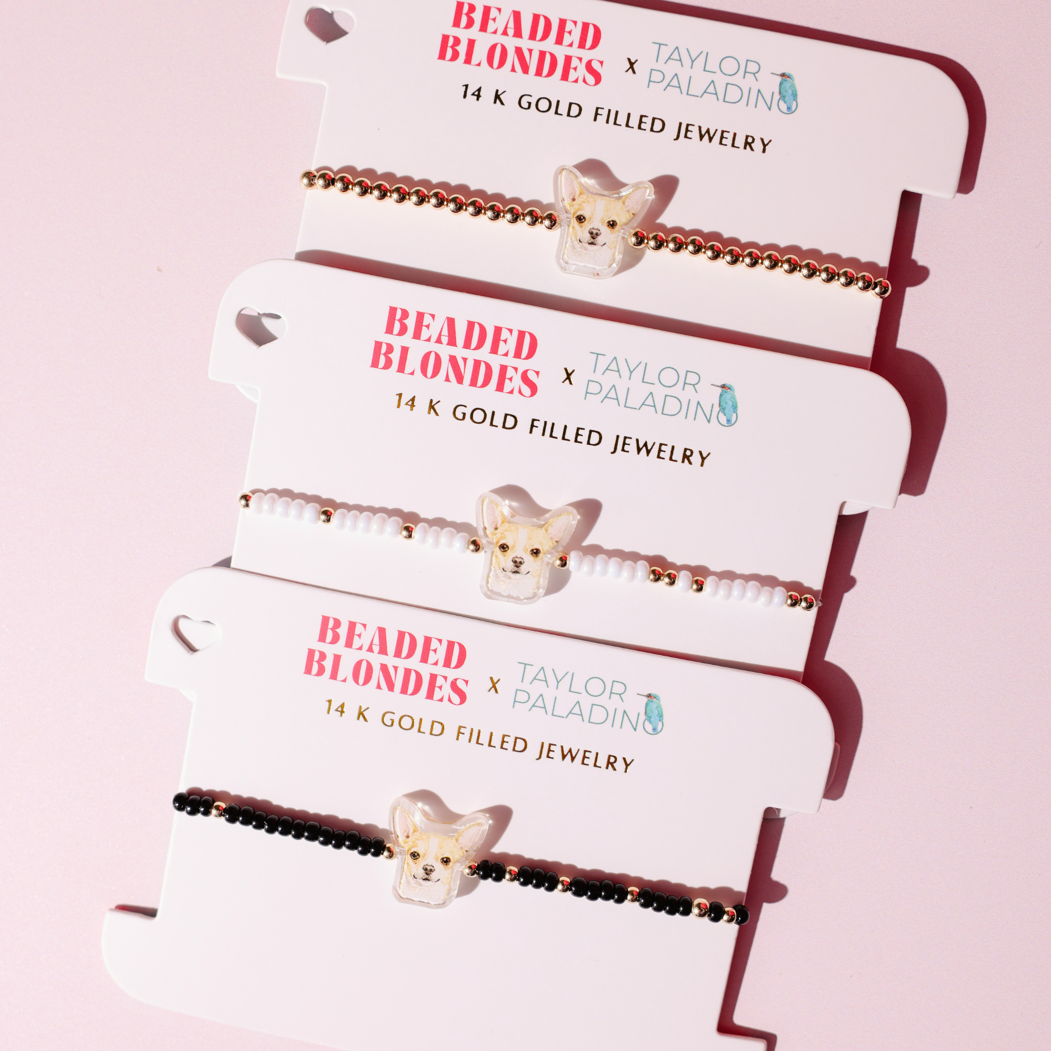 Chihuahua Bracelet on Gold