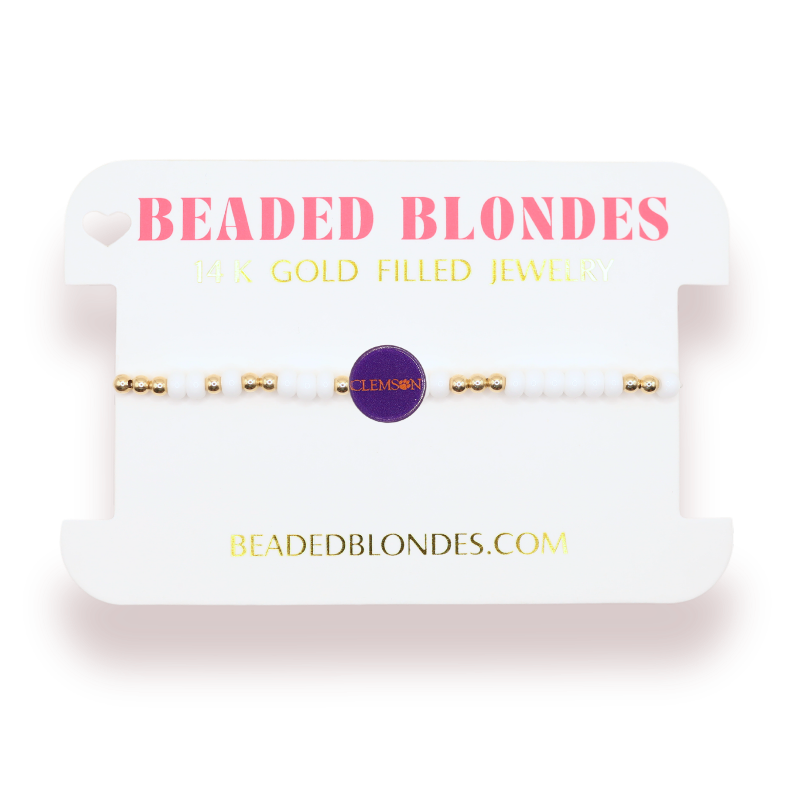 Clemson/Tigers Logo Bracelet