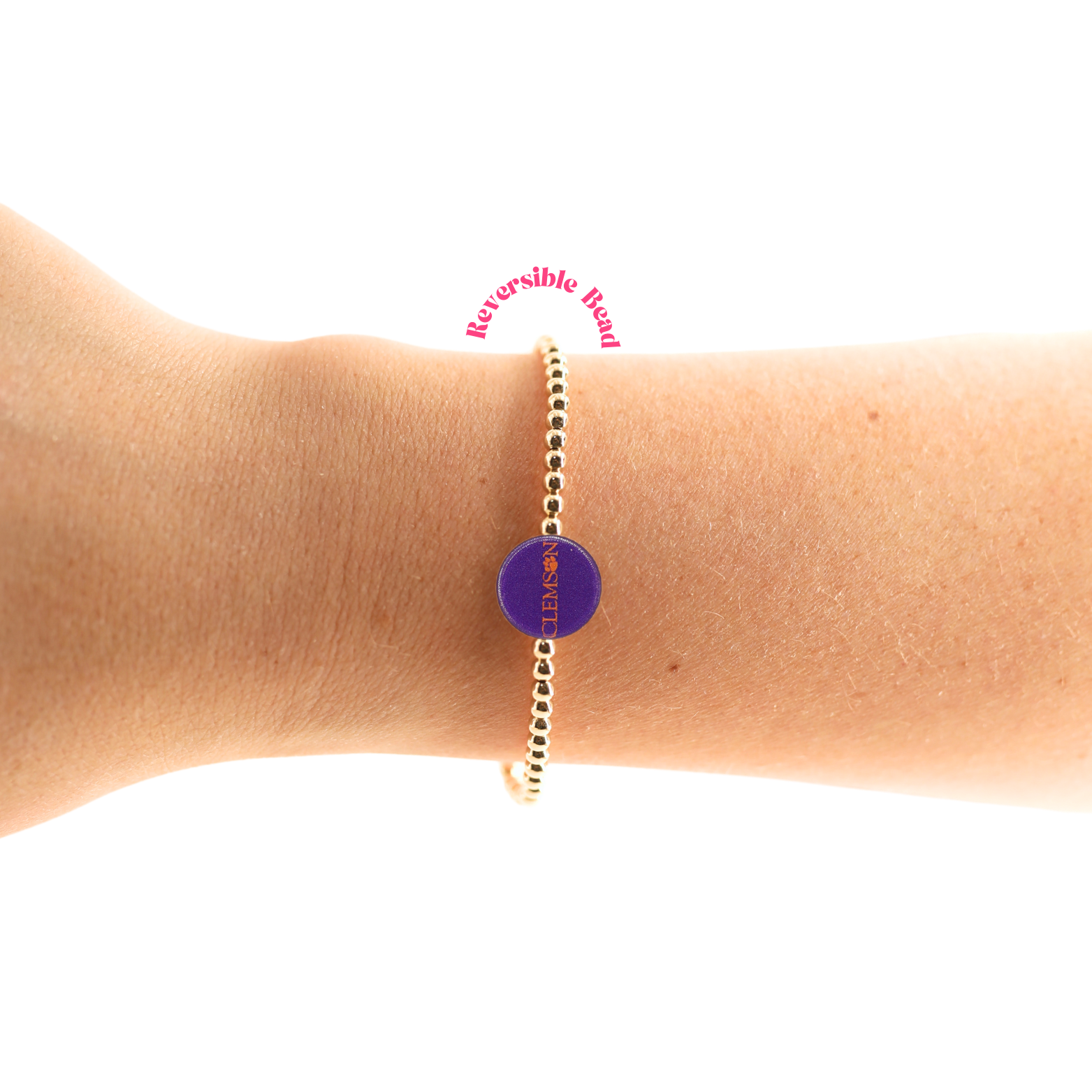 Clemson/Tigers Logo Bracelet