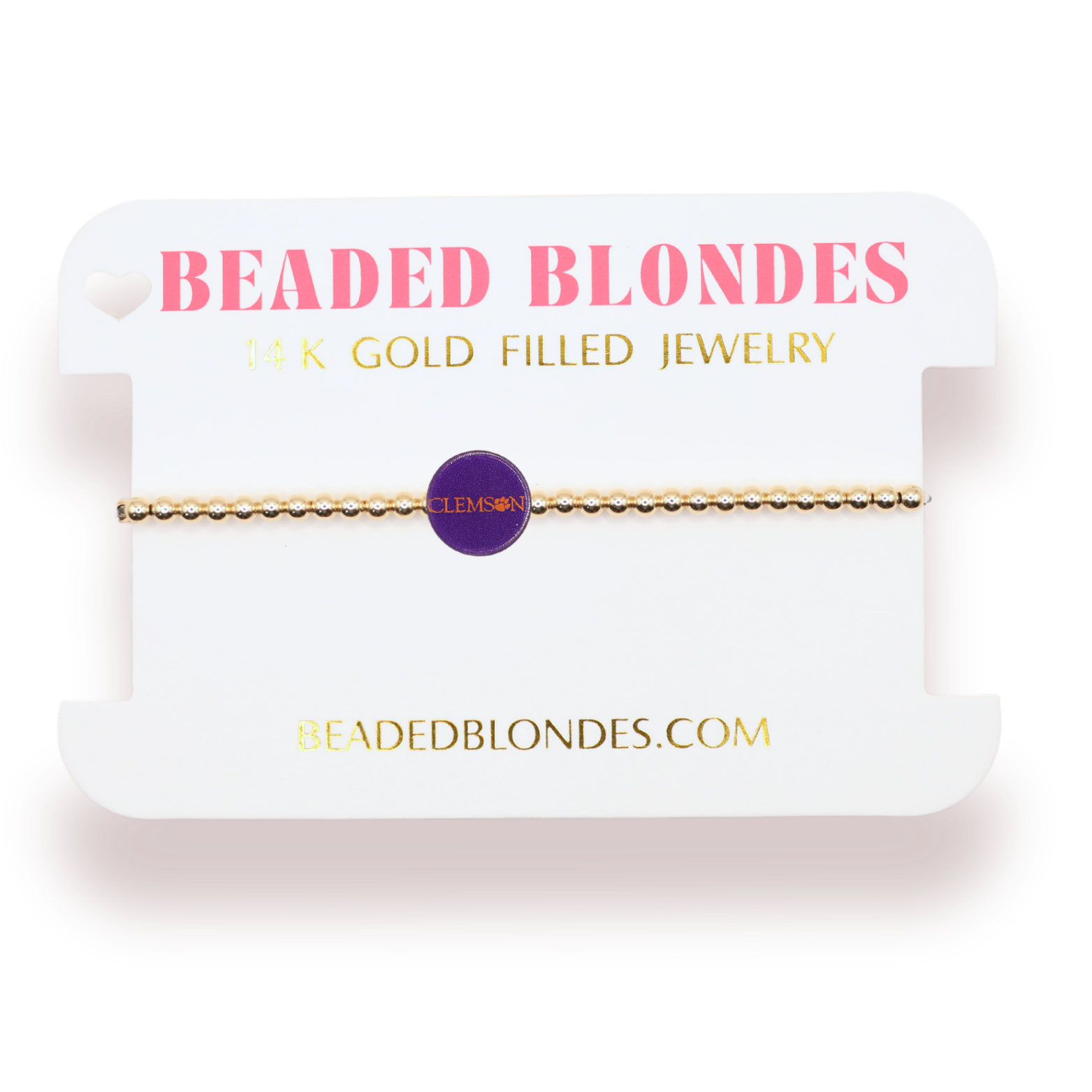 Clemson/Tigers Logo Bracelet