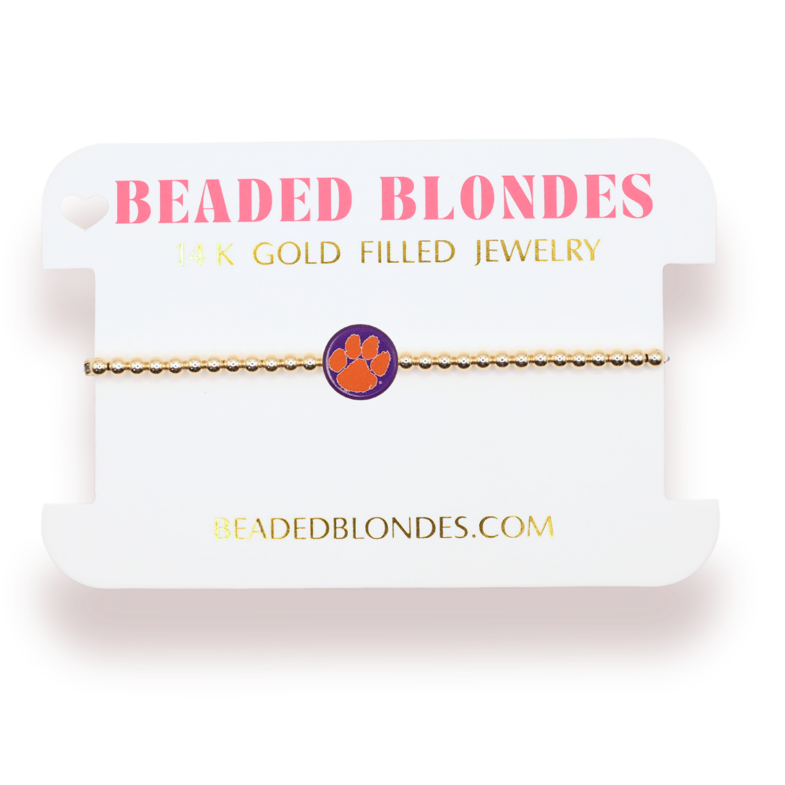 Clemson/Tigers Logo Bracelet