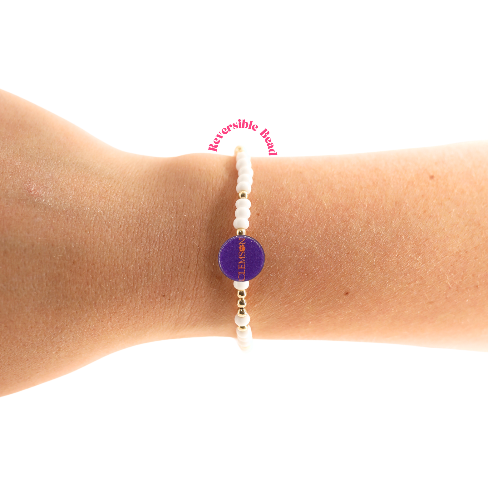 Clemson/Tigers Logo Bracelet