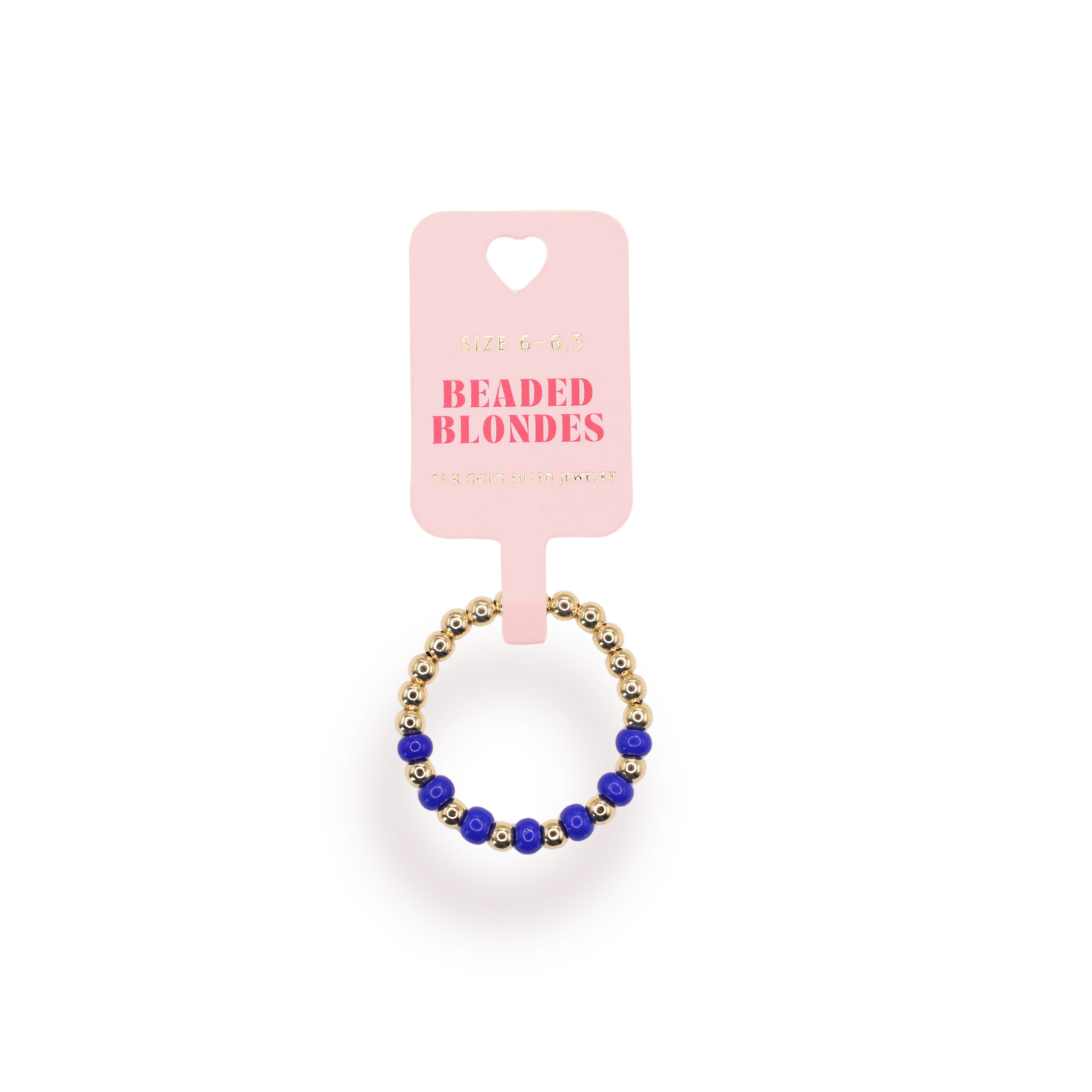 The Poppi Ring in Cobalt Blue