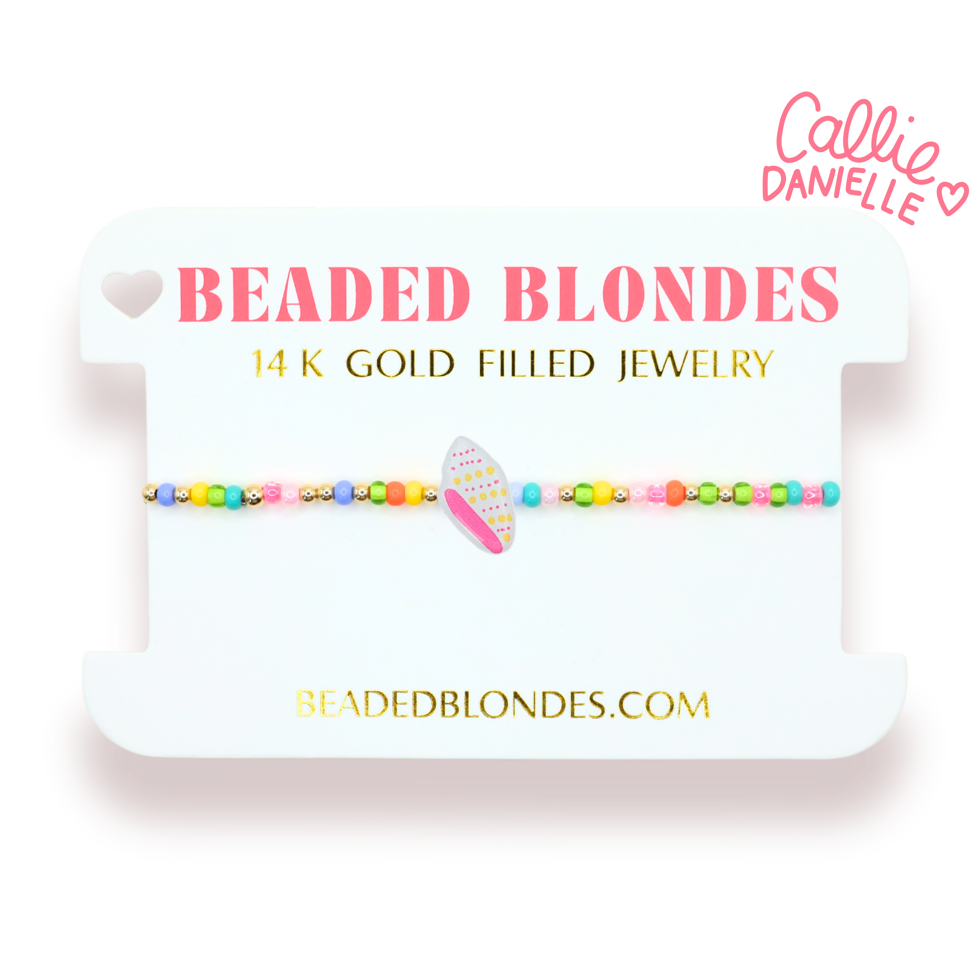 Conch Shell Sprinkle BB X Callie Danielle – Beaded Blondes