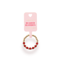 The Poppi Ring in Crimson Red