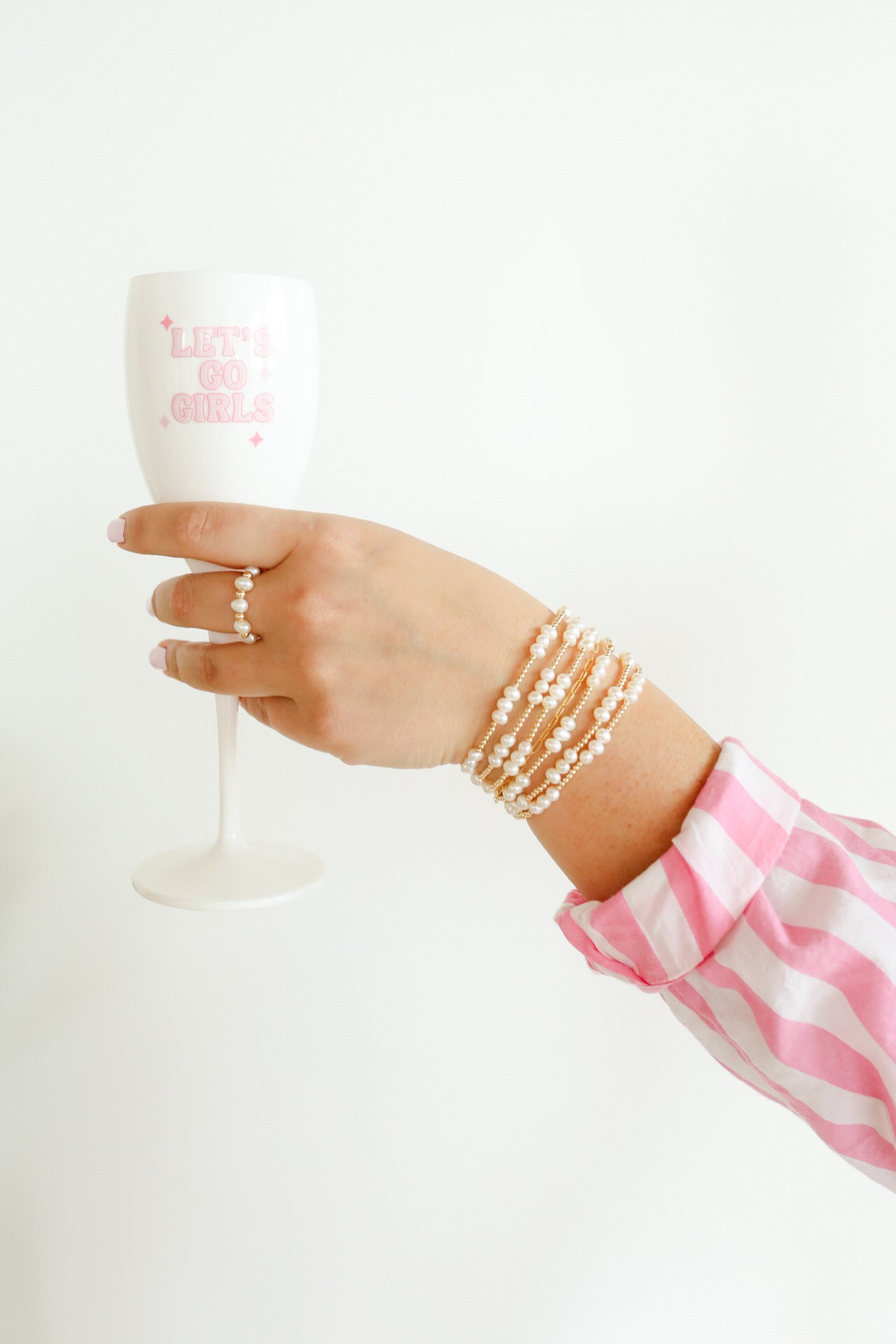 ILY Coastal Pearl Bracelet in Gold