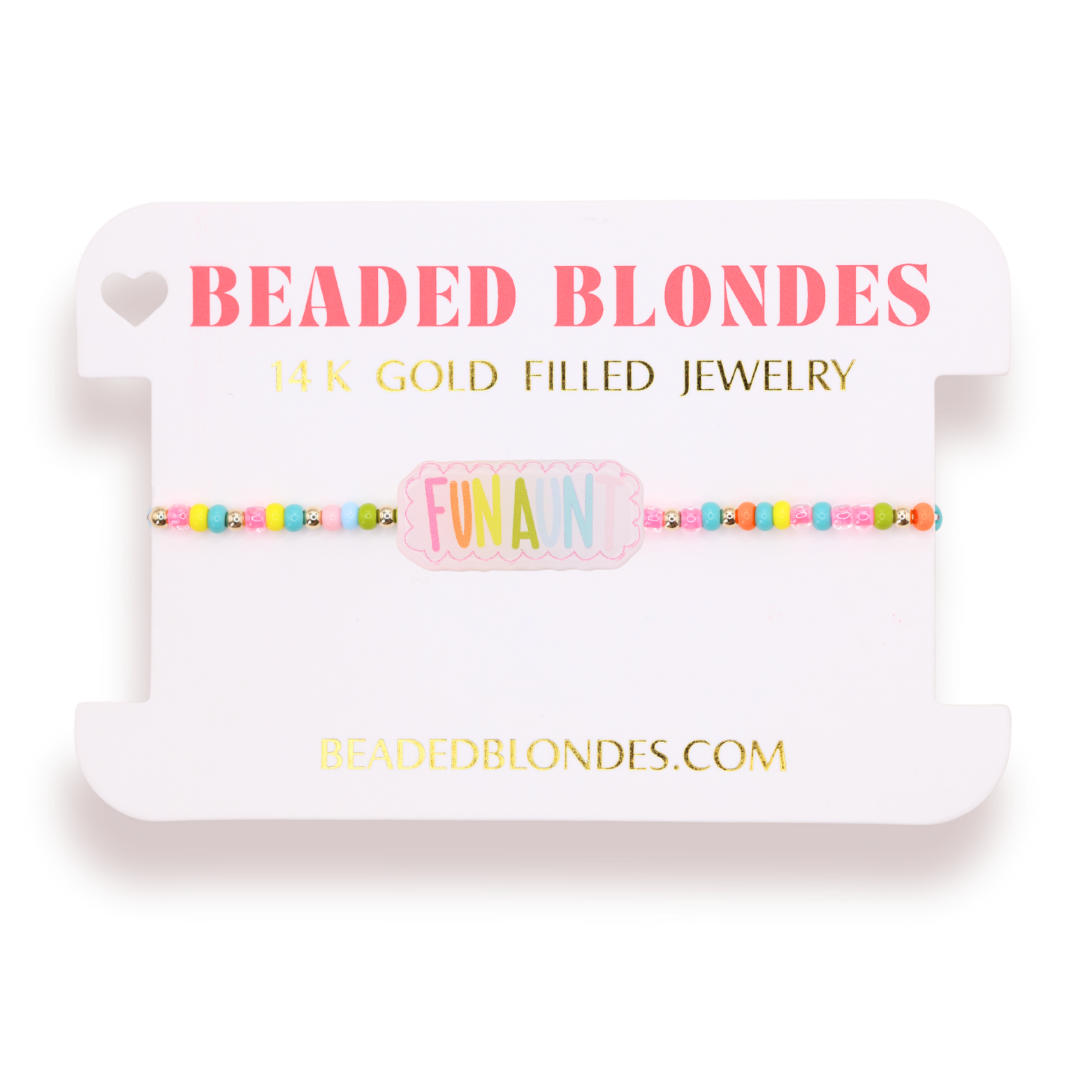 Fun Aunt Bracelet on Color
