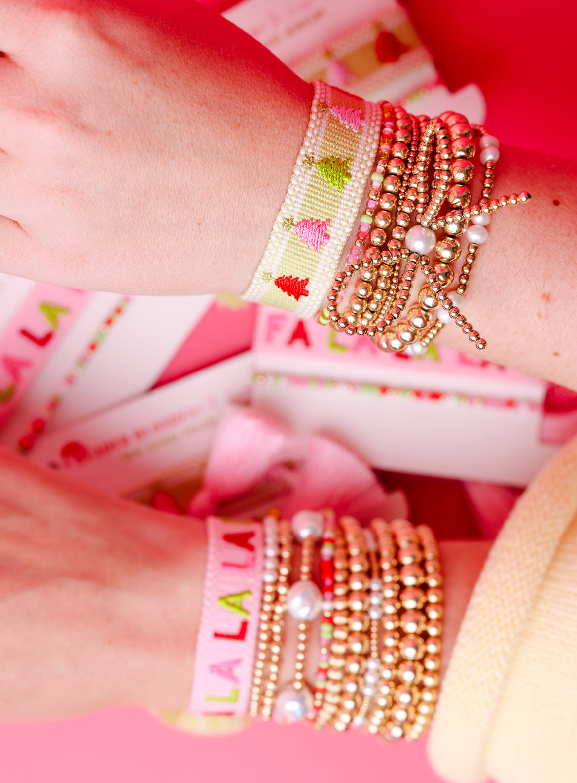 Christmas Trees BB X KC Christmas Tassel Stack