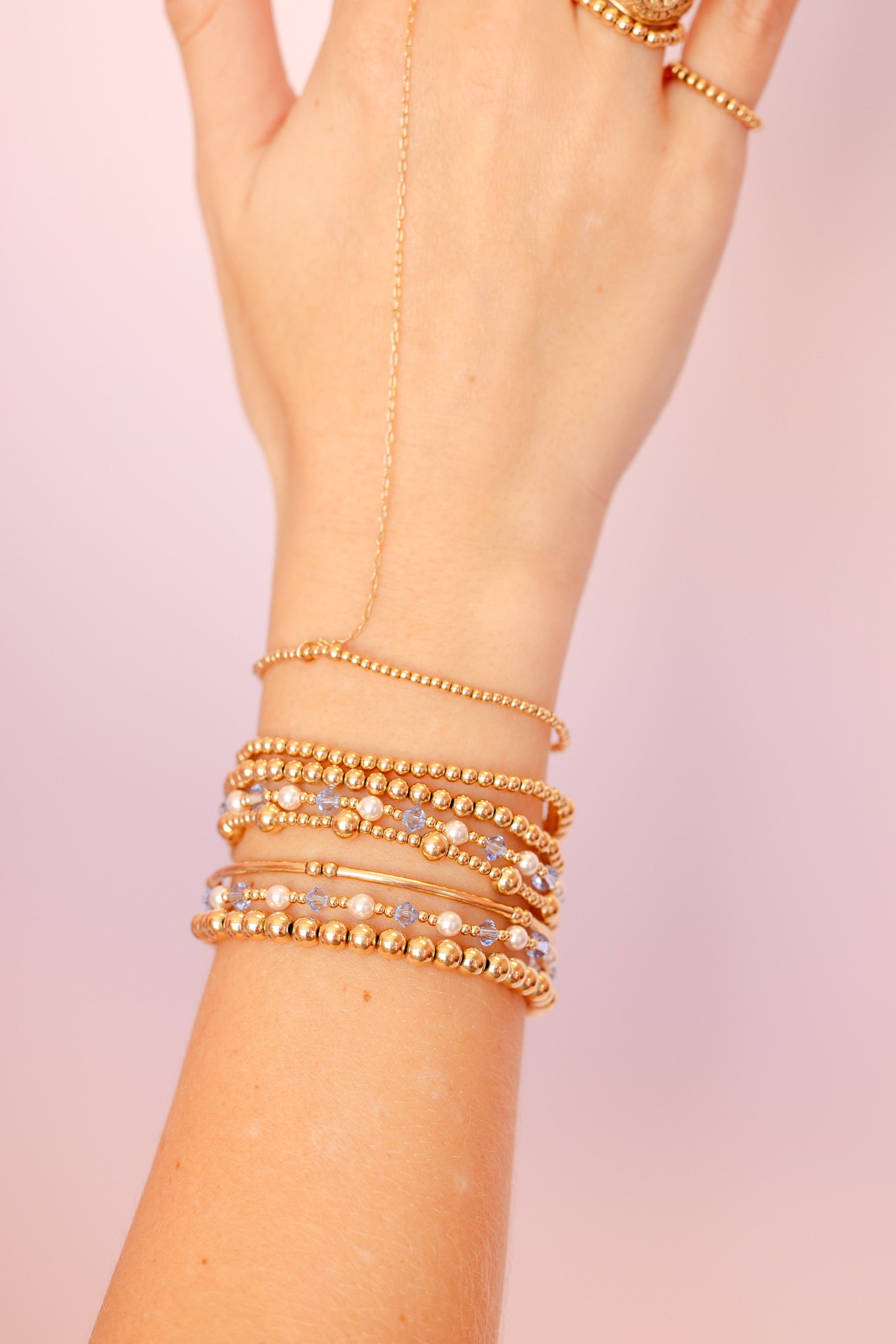 Blue Pearl June Bracelet