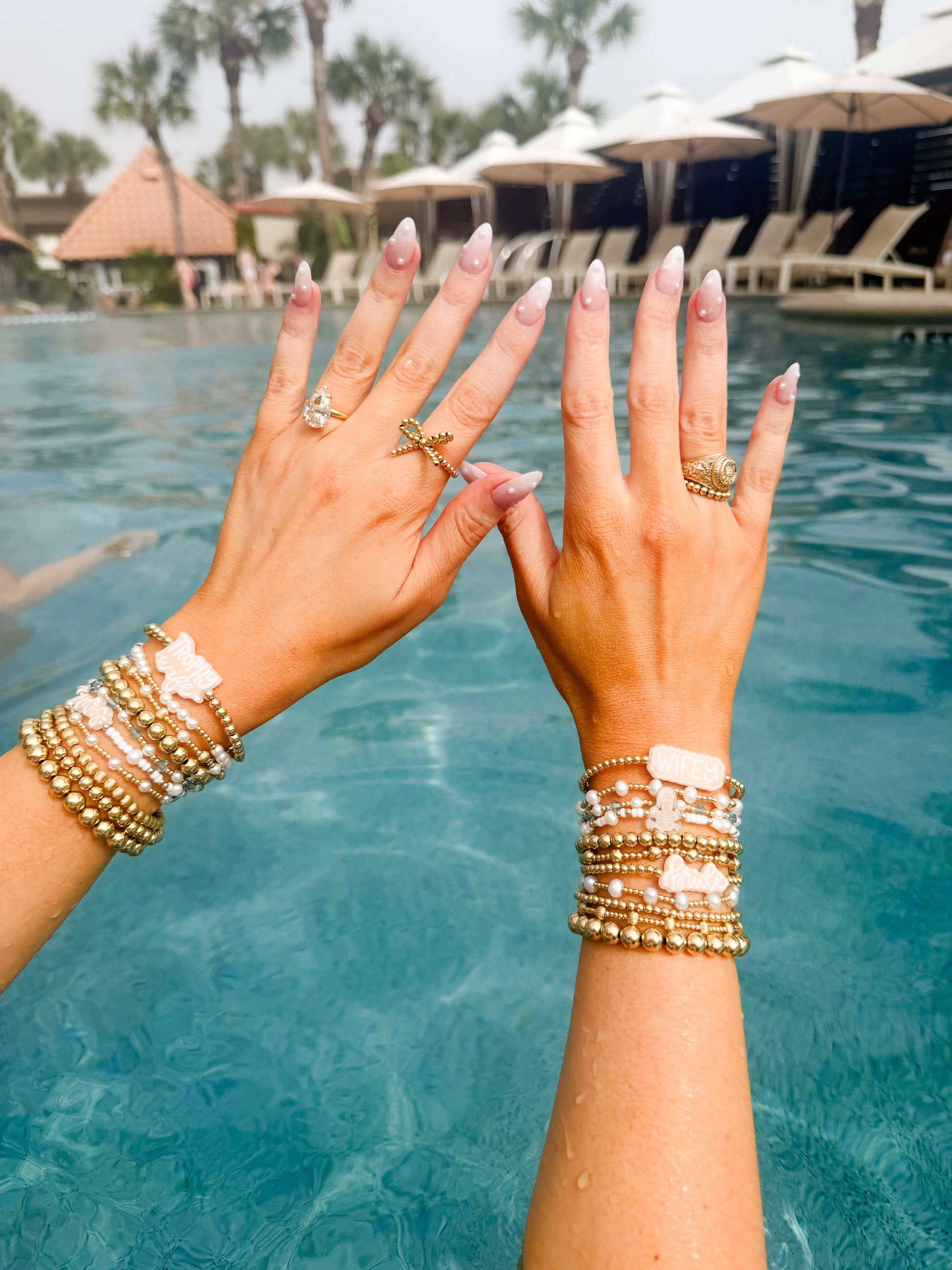 Bride Bracelet on Gold