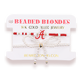 Alabama Logo Bracelet + Pearl Bow Stack of 2