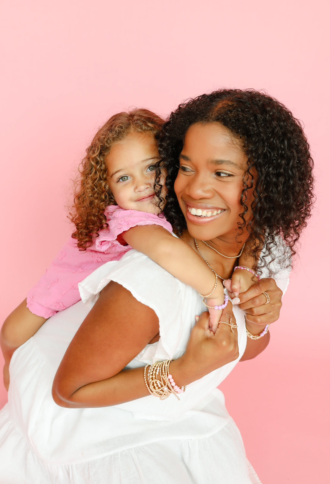 Custom Purple Pastel Letter Bracelet (Kids Size)