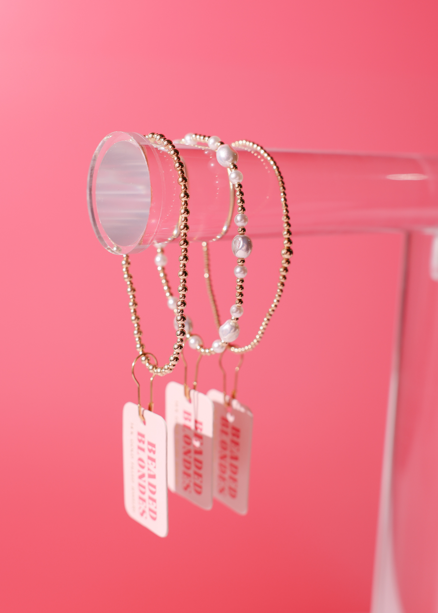 Stack of 3: Dainty Hilo, Lana Pearl, Dainty Katy Bracelet