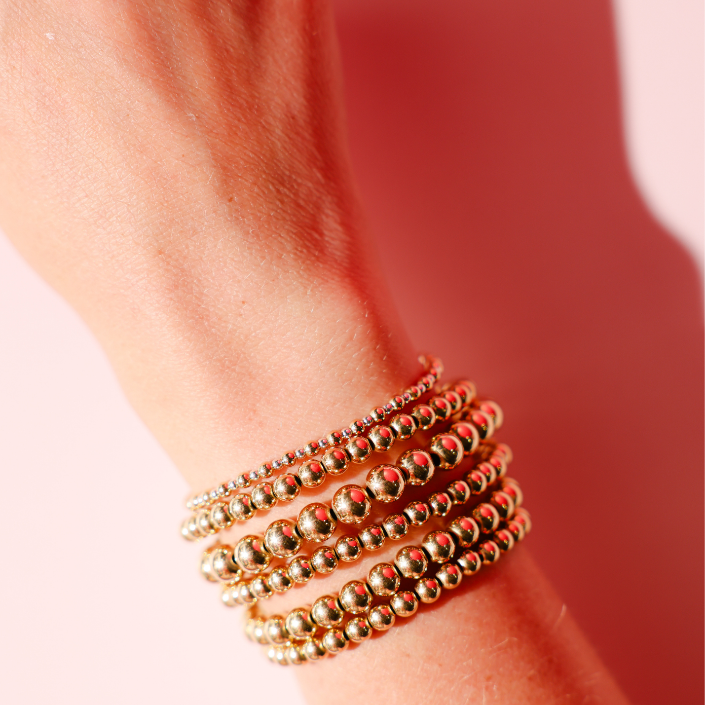 Dainty Katy Bracelet in Gold with Silver