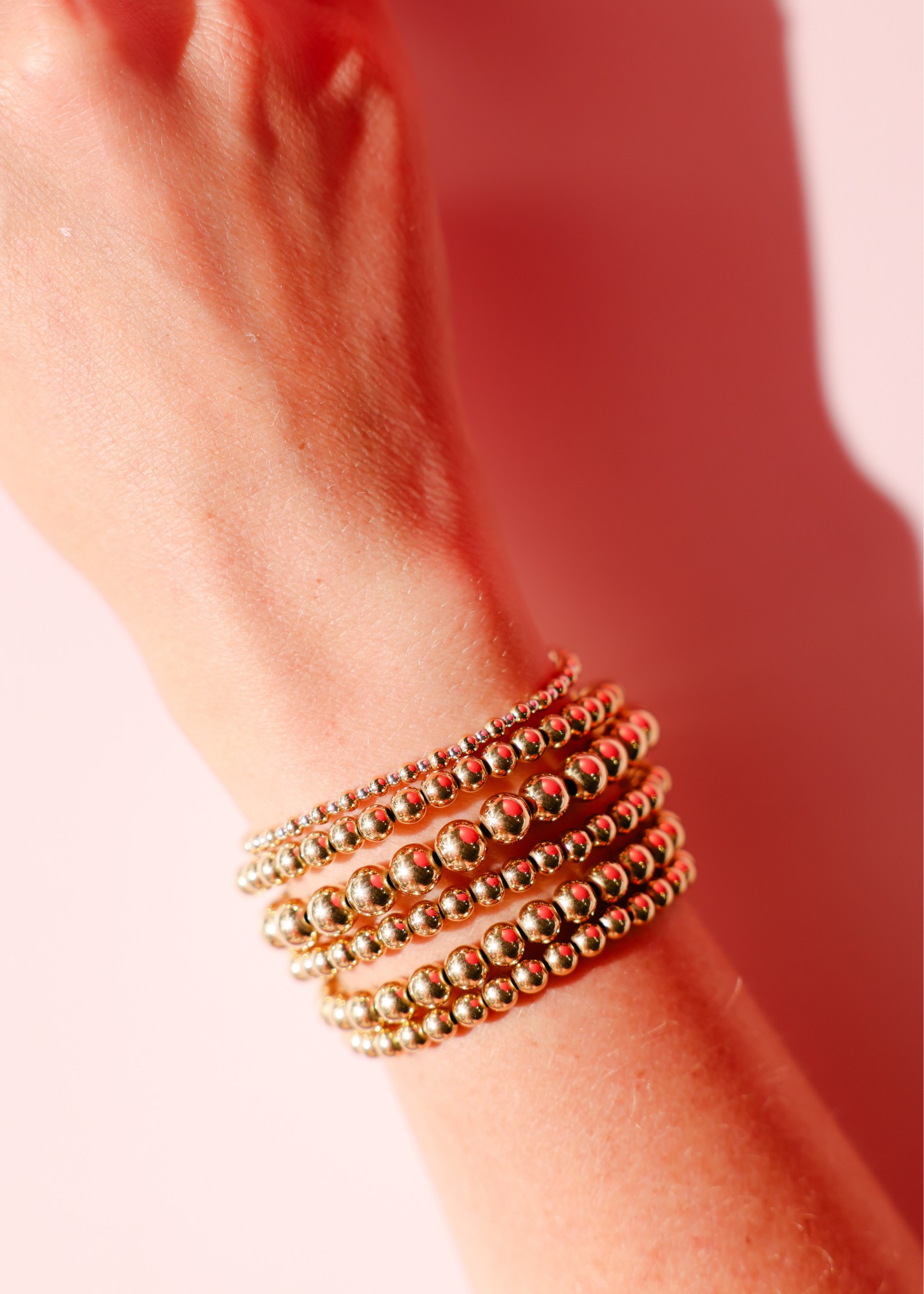 Dainty Katy Bracelet in Gold with Silver