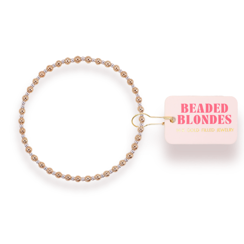 Dainty Katy Bracelet in Gold with Silver