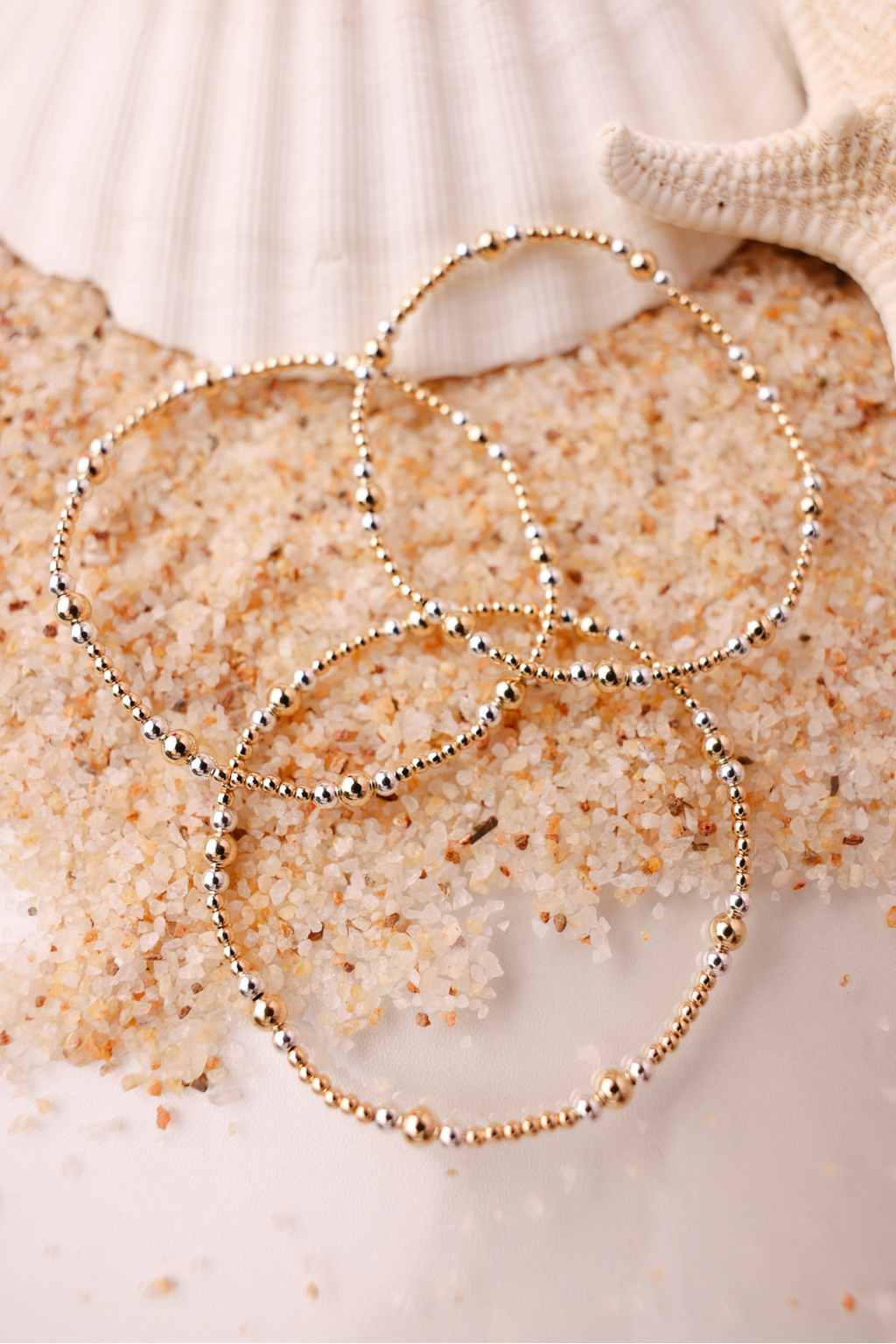 Dainty Sutton Bracelet in Gold with Silver