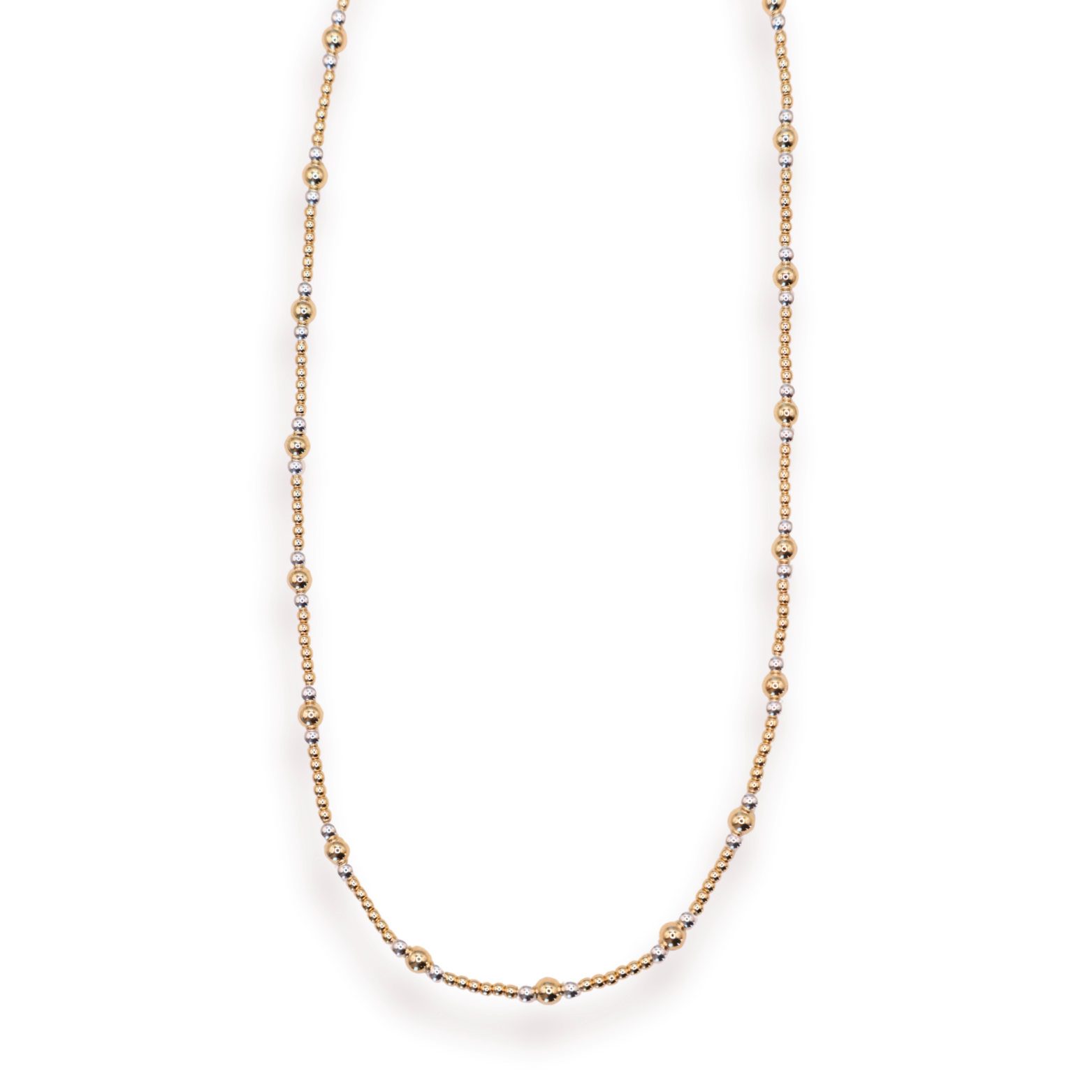 Dainty Sutton Necklace in Gold with Silver