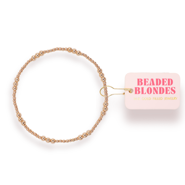 Dainty ILY Bracelet in Gold