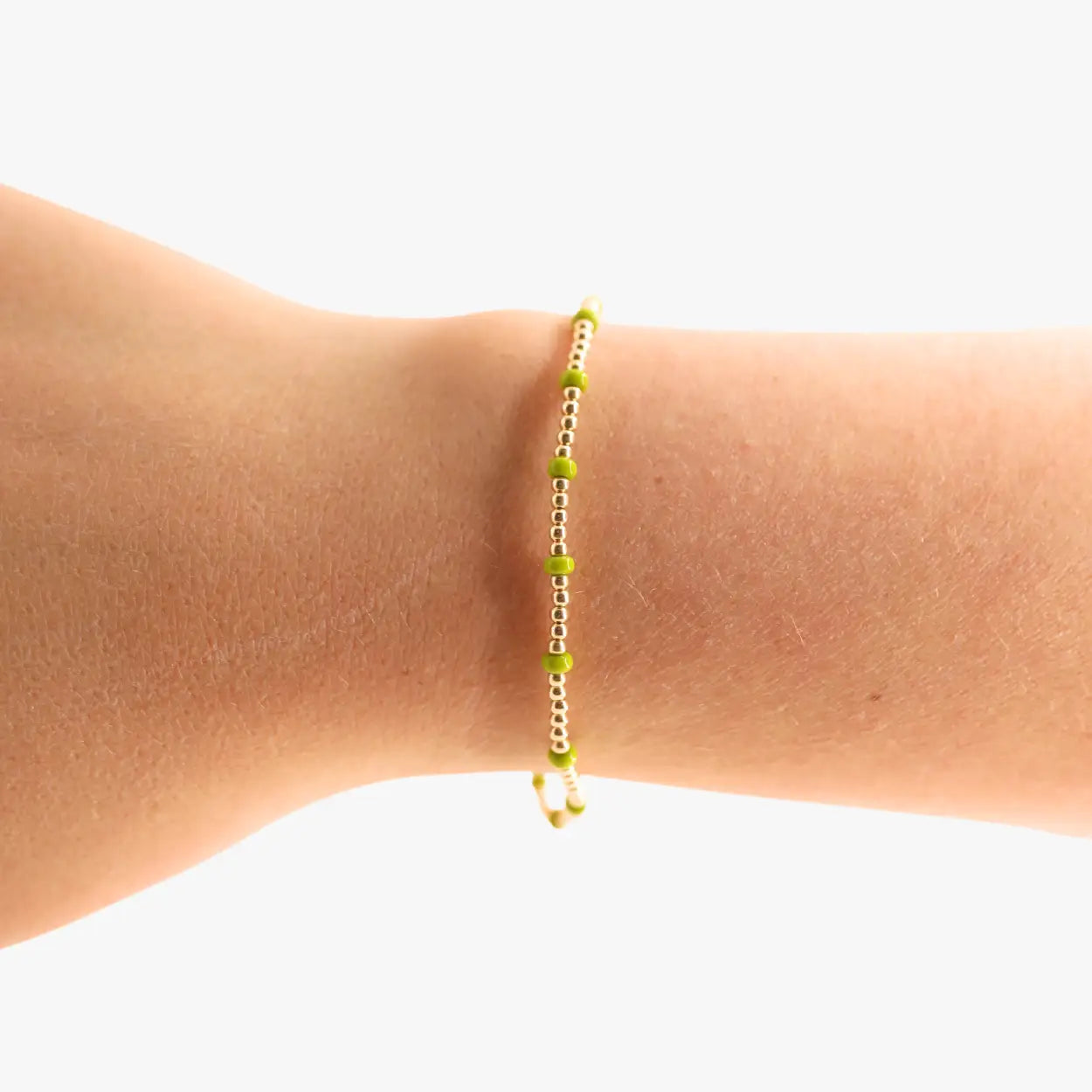 Lime Green Dainty Poppi Bracelet (Sale)