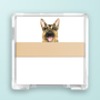 German Shepard Portrait Desk Set