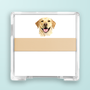 Yellow Lab Portrait Desk Set
