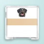 Black Lab Portrait Desk Set