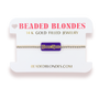 Geaux Tigers Block Bracelet on Gold