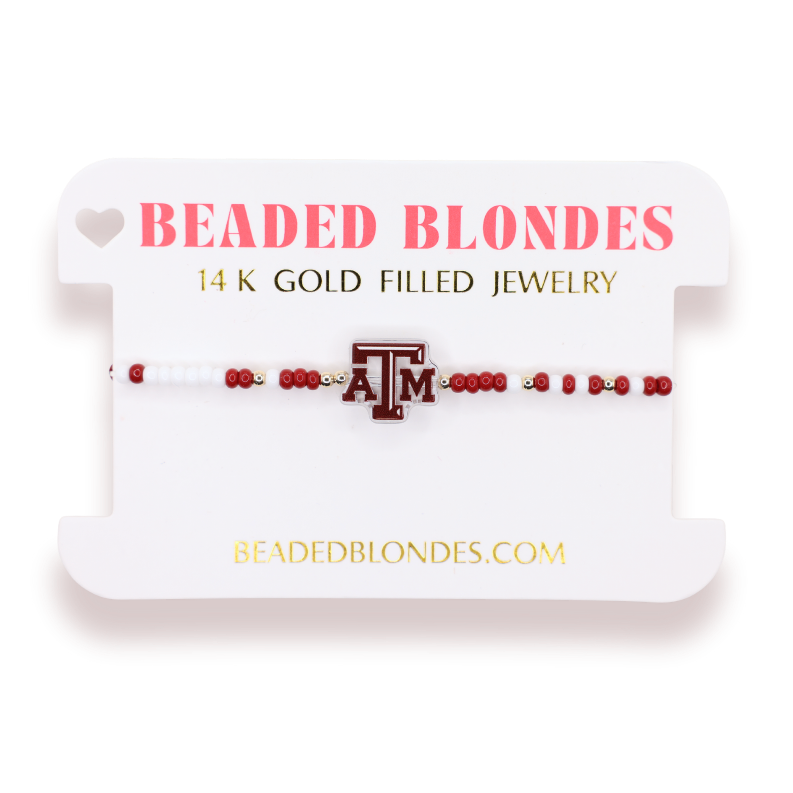 Texas A&M Logo Bracelet on Color