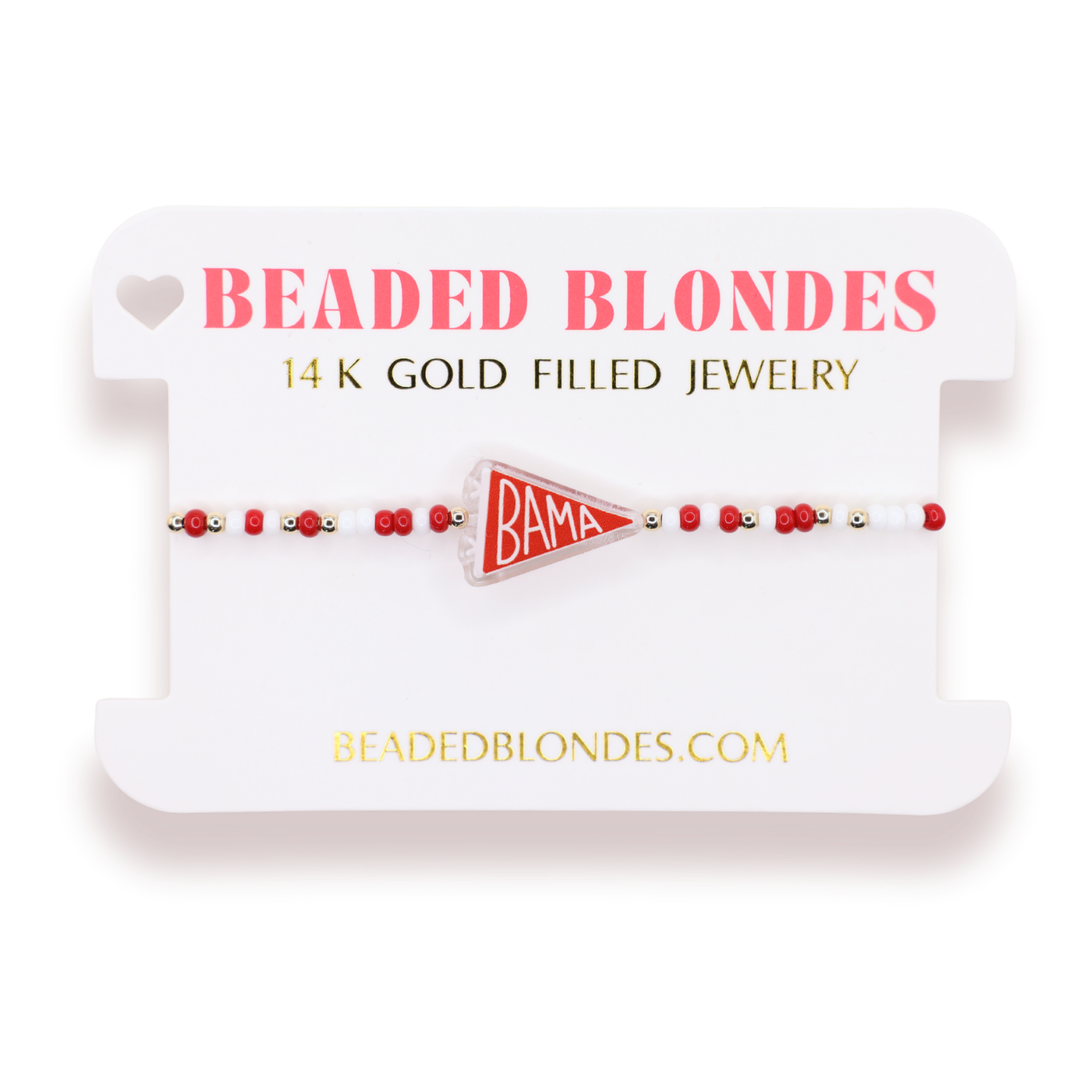 Bama Flag Bracelet on Color