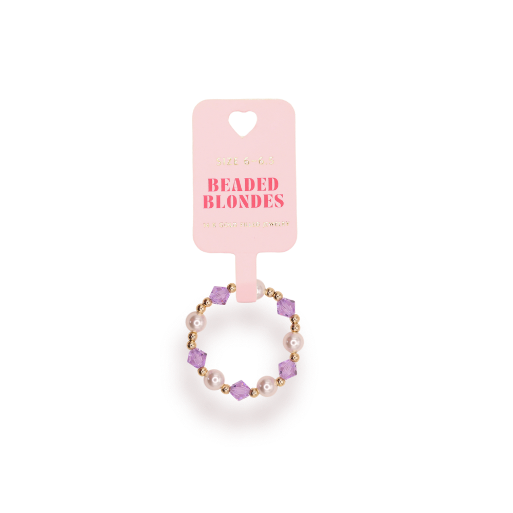 Light Purple Pearl June Ring